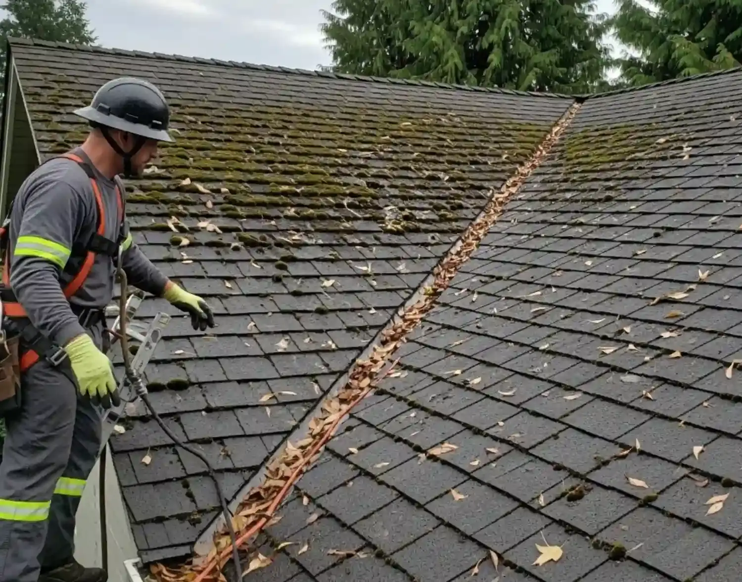 Moss-Free Roof